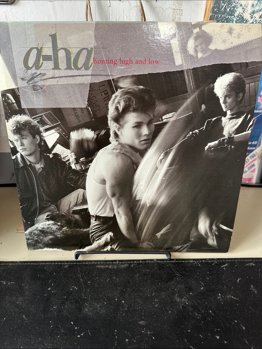 A-HA. HUNTING HIGH AND LOW. LP. RECORD